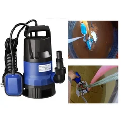  Heavy Duty 0.5 HP Single Phase Sewage Submersible Pump PP Body & 8640 LPH